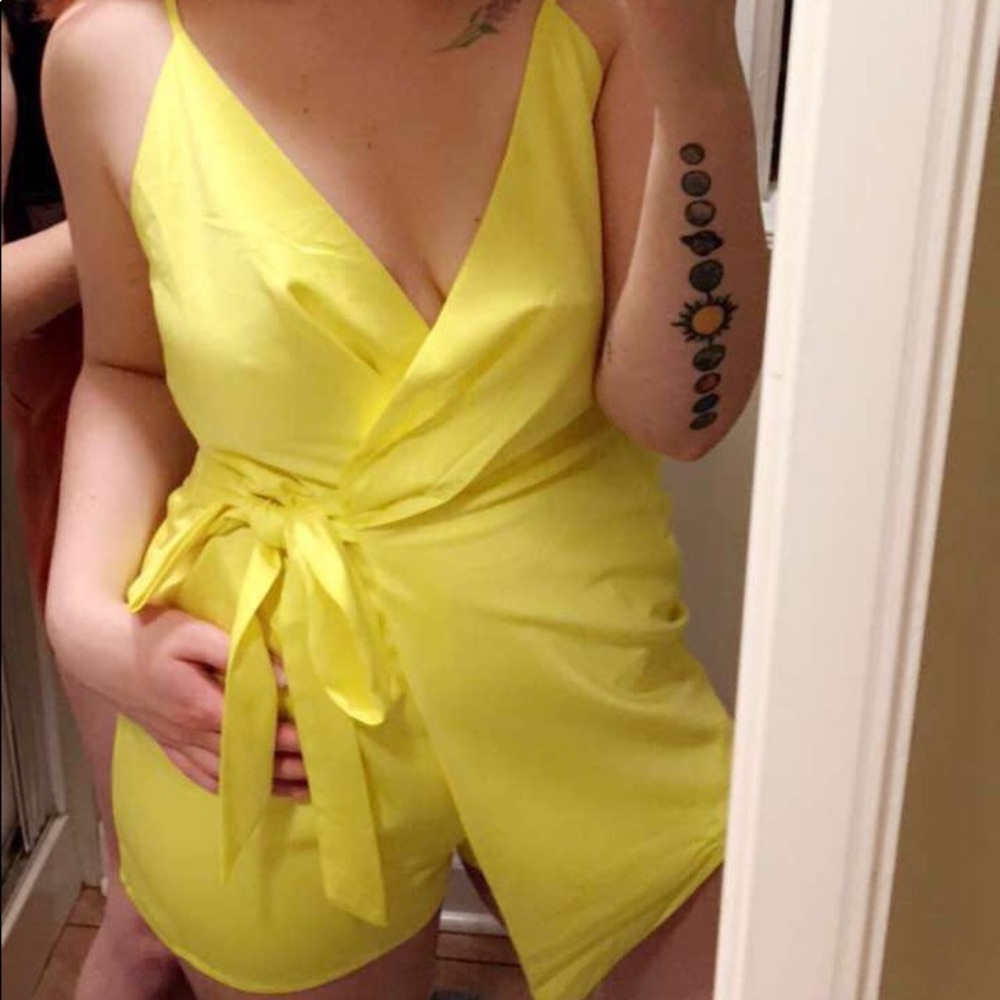 Yellow romper